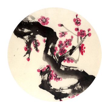 國(guó)畫(huà)紅梅