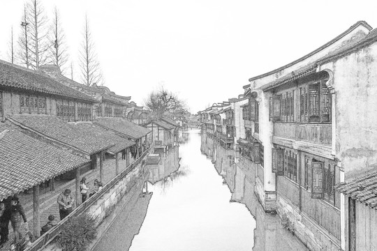 水鄉(xiāng)烏鎮(zhèn)素描