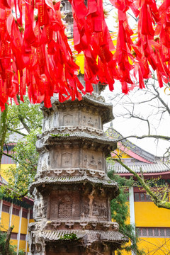 杭州灵隐寺 云林寺 古塔