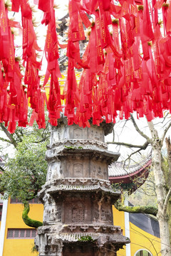 杭州灵隐寺 云林寺 古塔