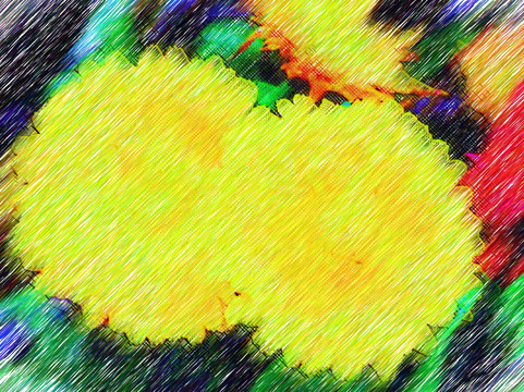 抽象畫(huà) 花