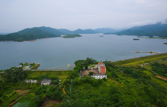 水库 湖泊 水源 堤坝