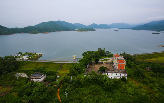 水库 湖泊 水源 堤坝