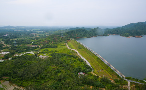 水库 湖泊 水源 堤坝