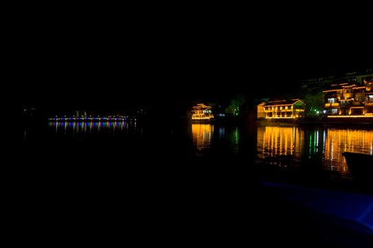 乐山五通桥夜景