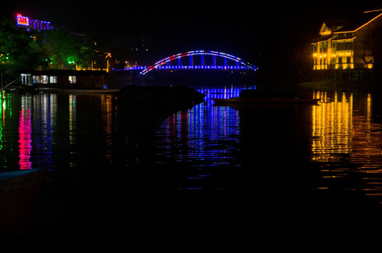五通桥夜景