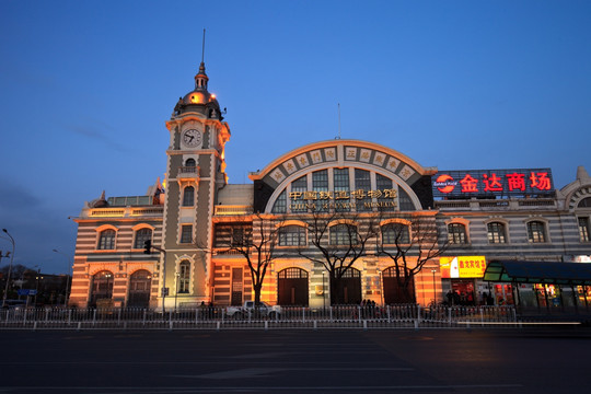 中国铁道博物馆夜景