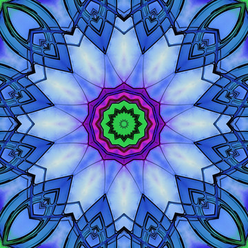 拼花花型背景