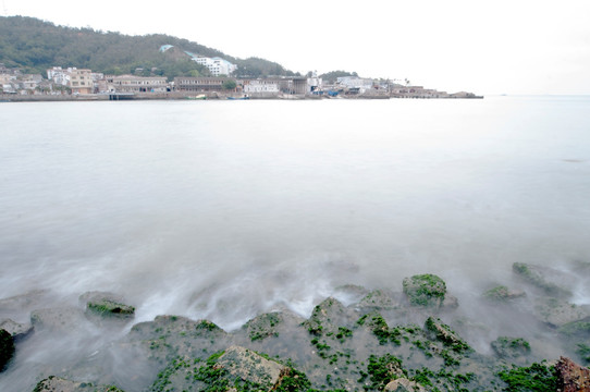 涌动的大海 海的春天 绿色的海