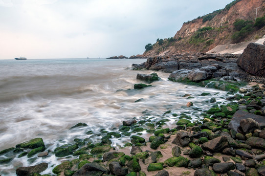 涌动的大海 海的春天 绿色的海