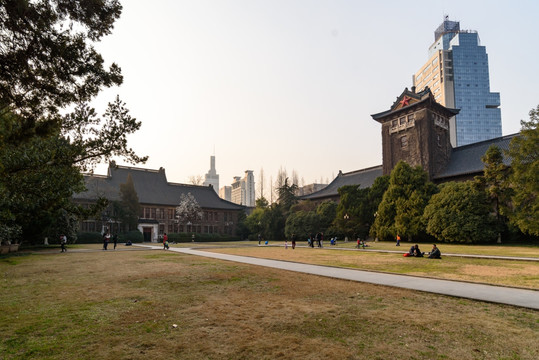 南京大学北大楼广场