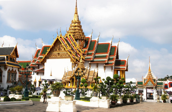 泰国著名旅游景点泰式建筑大皇宫