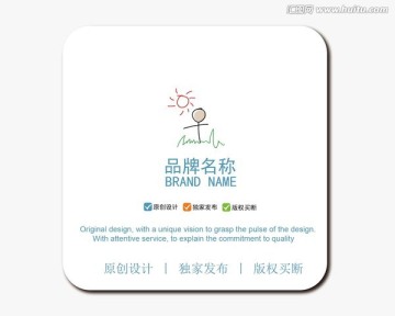 兒童手繪logo 標志logo