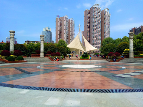 香洲广场喷泉