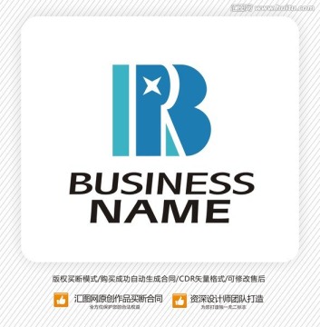 字母RB RB字母 logo