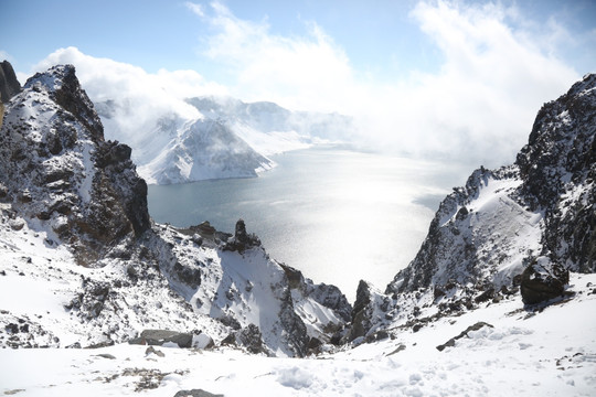 长白山北景区天池