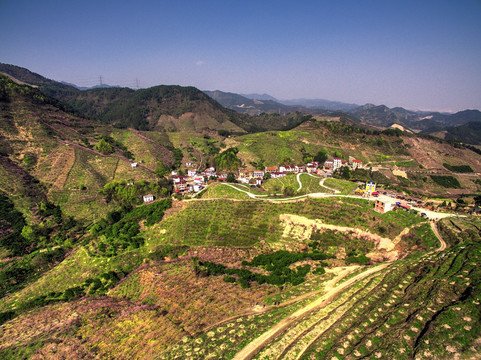 金华源东乡桃花源景区丁阳岭山顶