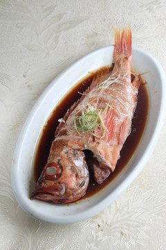 清蒸红桂鱼