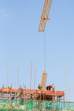 在建楼盘 建筑工地 施工现场