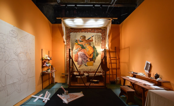 意大利文艺复兴时期的画室