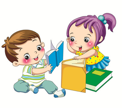 小孩讀書（分層）