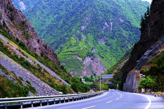 阿坝州 公路风光