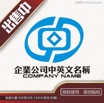 cd金融财富交互logo标志