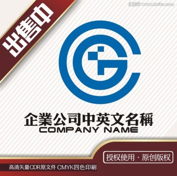 cg电子蓝牙科技logo标志