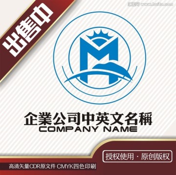 m地铁高铁学府教育logo标志