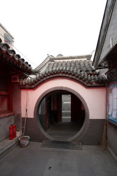 北京 街景 月亮门
