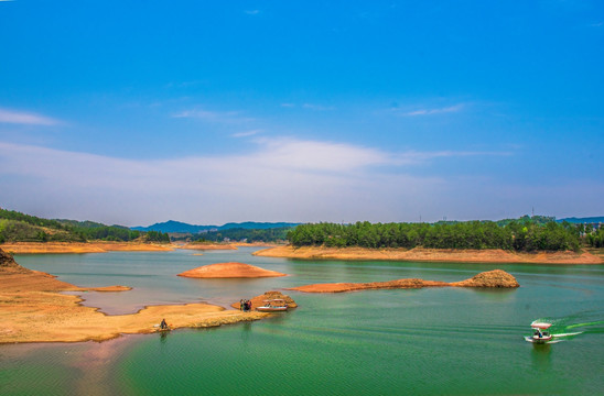 文成天頂湖水庫(kù) 山水