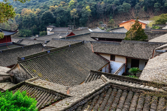 寺院房屋 浙江寺庙