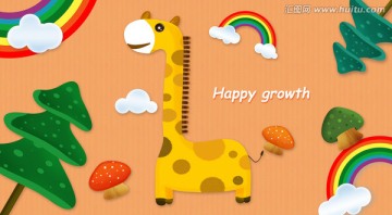 長勁鹿 幼兒卡通畫