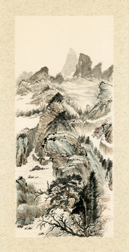 国画山水画