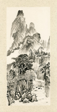 国画山水画