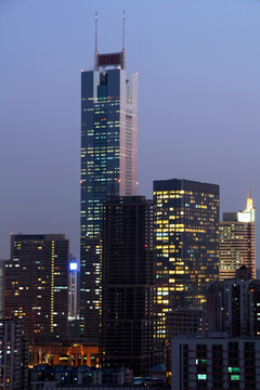 广州城市风光夜景