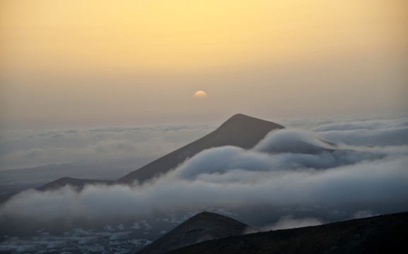 兰萨罗特岛山海