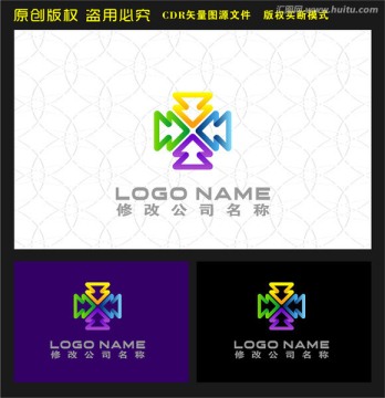 金融logo字母X