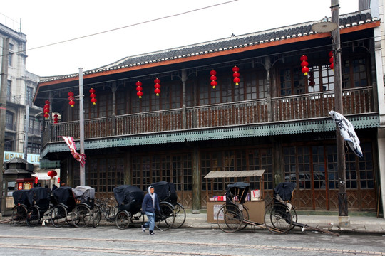 老上海 江南建筑 江南街景