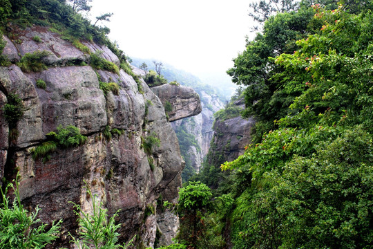 温岭南嵩岩景区风光