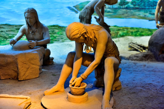 仰韶文化制陶雕塑