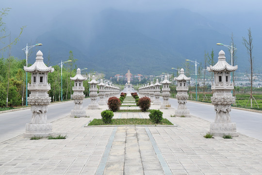 云南大理 崇圣寺 崇圣路