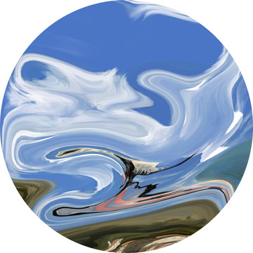 抽象油畫