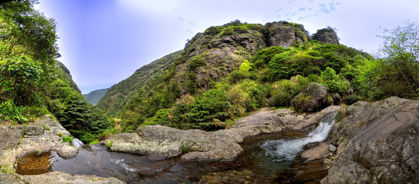 金华市金华山北坡红岩脚 溪流