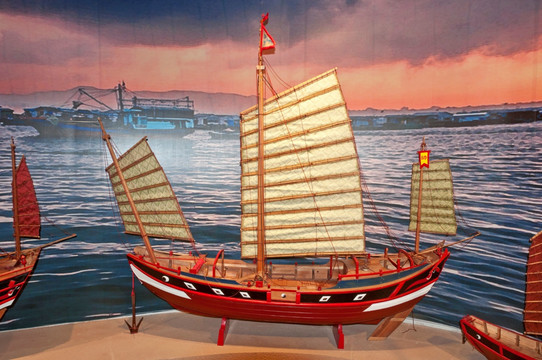 中国古船船模