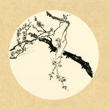 國畫梅花