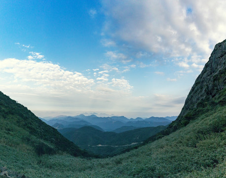 广东第一峰石坑崆景区山谷山峦