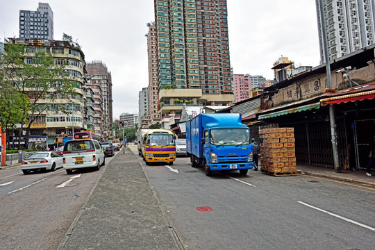 香港街景 窝打老道