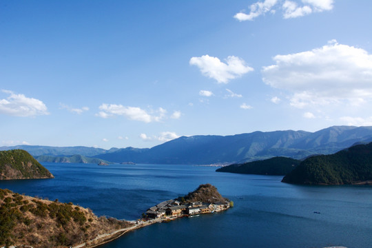 自然美景 泸沽湖风光