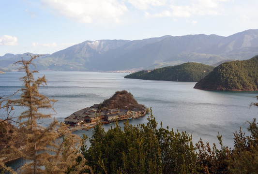 泸沽湖美景